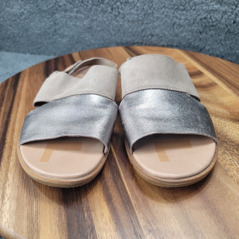 Sorel Shoes Gold Beige Sandals Womens Size 8‎ Flats Adjustable Strap Open Toe - Picture 7 of 12